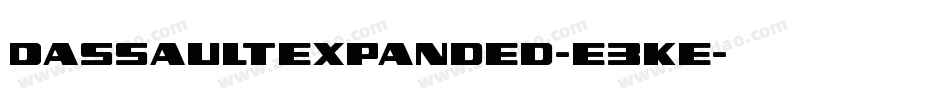 DassaultExpanded-E3Ke字体转换