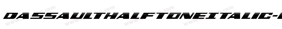 DassaultHalftoneItalic-L6eZ字体转换