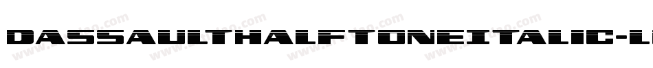 DassaultHalftoneItalic-L6eZ字体转换