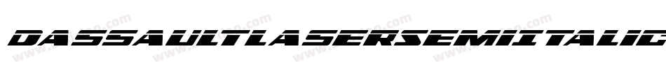 DassaultLaserSemiItalic-g6qR字体转换