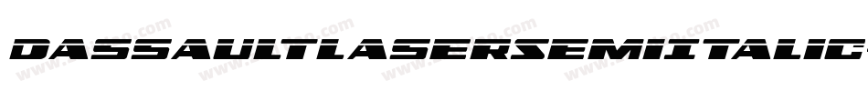 DassaultLaserSemiItalic-g6qR字体转换