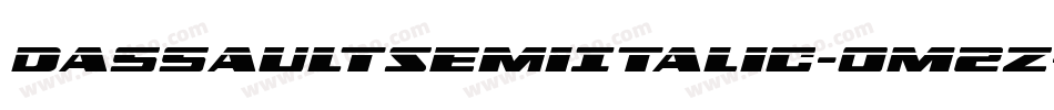 DassaultSemiItalic-0M2z字体转换