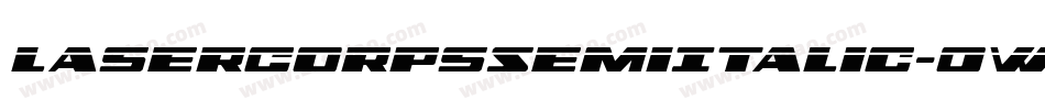 LaserCorpsSemiItalic-0WlmR字体转换