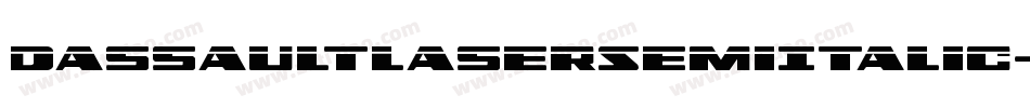 DassaultLaserSemiItalic-g6qR字体转换