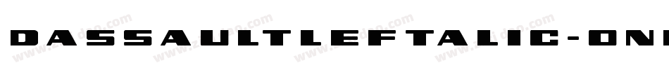 DassaultLeftalic-onr0字体转换