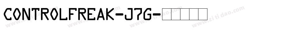 ControlFreak-j7G字体转换
