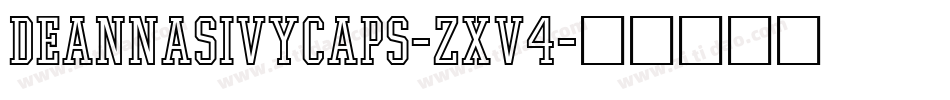 DeannasIvyCaps-zXv4字体转换