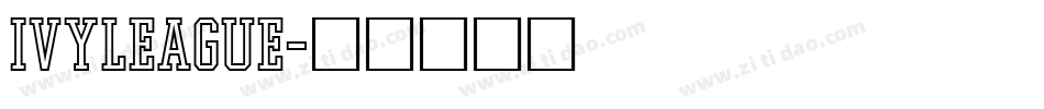 IvyLeague字体转换
