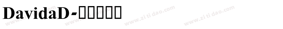 DavidaD字体转换