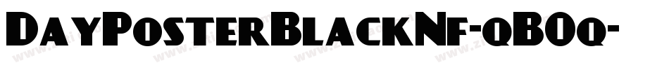 DayPosterBlackNf-qB0q字体转换