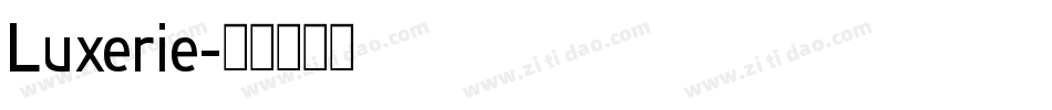 Luxerie字体转换