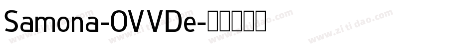 Samona-OVVDe字体转换