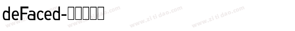 deFaced字体转换