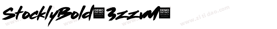 StocklyBold-3zzvM字体转换