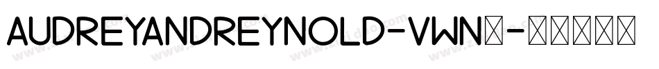 AudreyAndReynold-vwn4字体转换