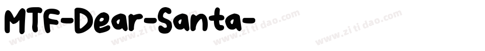 MTF-Dear-Santa字体转换