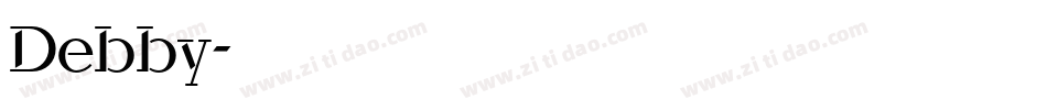 Debby字体转换