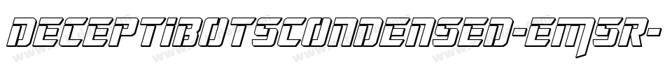 DeceptibotsCondensed-EM5r字体转换