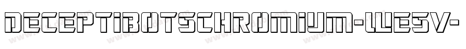 DeceptibotsChromium-WE5V字体转换