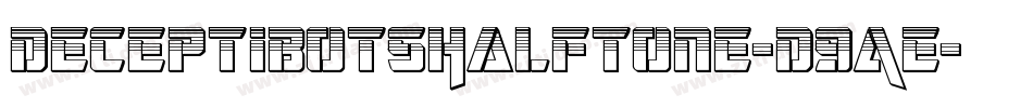 DeceptibotsHalftone-D9AE字体转换