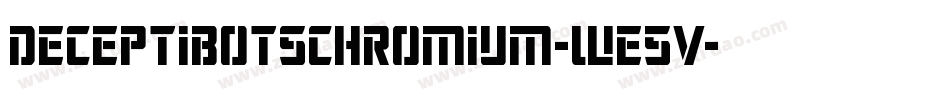 DeceptibotsChromium-WE5V字体转换