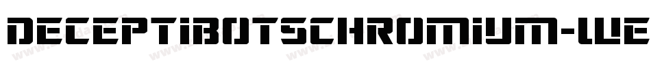 DeceptibotsChromium-WE5V字体转换