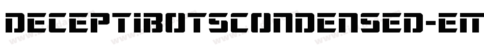 DeceptibotsCondensed-EM5r字体转换