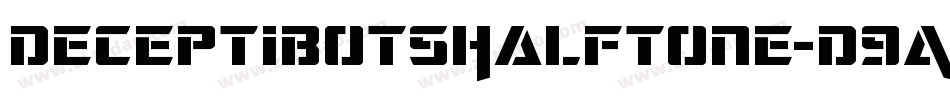 DeceptibotsHalftone-D9AE字体转换