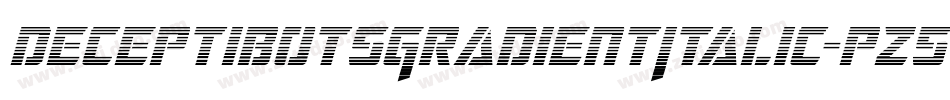 DeceptibotsGradientItalic-pz5y字体转换