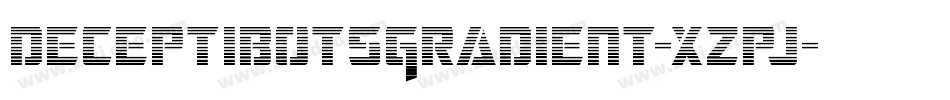 DeceptibotsGradient-xzpj字体转换