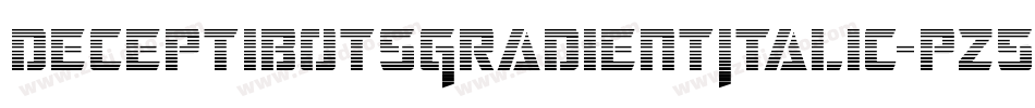 DeceptibotsGradientItalic-pz5y字体转换