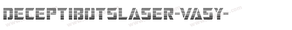 DeceptibotsLaser-Va5y字体转换