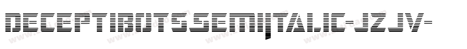 DeceptibotsSemiItalic-jzJv字体转换