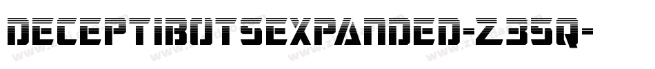 DeceptibotsExpanded-Z35q字体转换