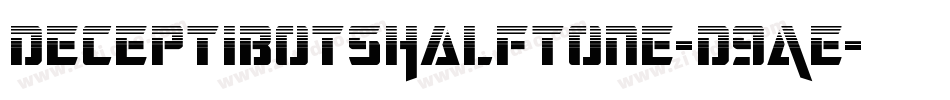 DeceptibotsHalftone-D9AE字体转换