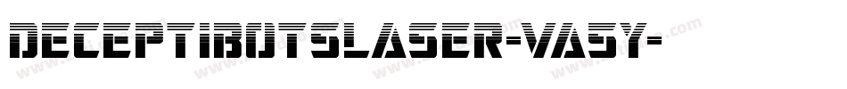 DeceptibotsLaser-Va5y字体转换