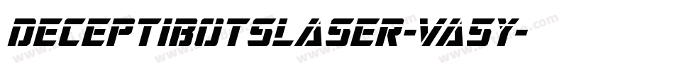 DeceptibotsLaser-Va5y字体转换