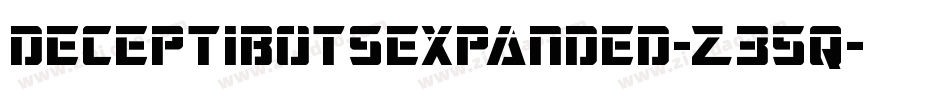 DeceptibotsExpanded-Z35q字体转换