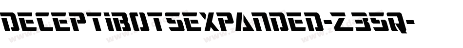 DeceptibotsExpanded-Z35q字体转换