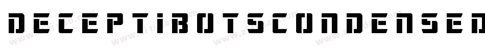 DeceptibotsCondensed-EM5r字体转换