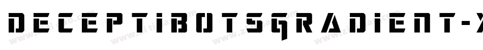 DeceptibotsGradient-xzpj字体转换
