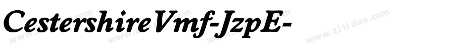 CestershireVmf-JzpE字体转换