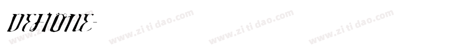 DEFTONE字体转换