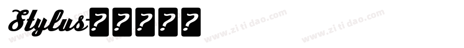 Stylus字体转换