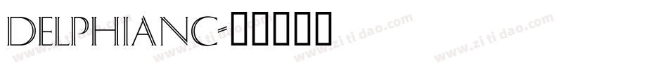 DelphianC字体转换