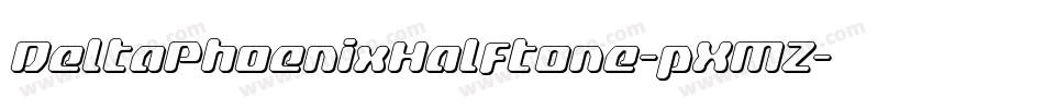 DeltaPhoenixHalftone-pXMZ字体转换
