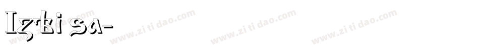 Izhitsa字体转换