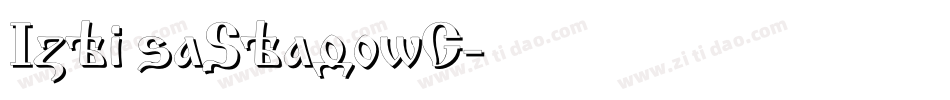 IzhitsaShadowC字体转换