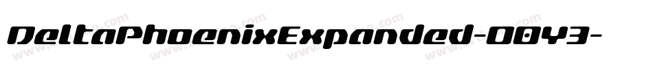 DeltaPhoenixExpanded-O0Y3字体转换