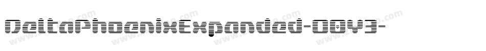 DeltaPhoenixExpanded-O0Y3字体转换
